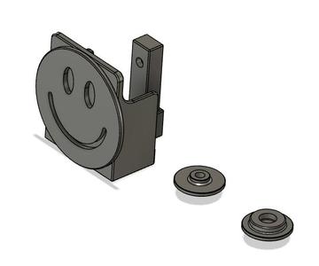 Logitech Brio webcam holder