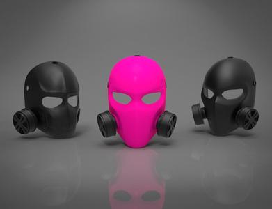 Pink Gas Mask - 6 underground
