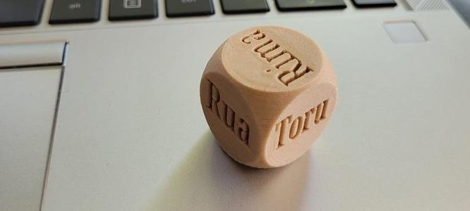 Te reo Māori dice