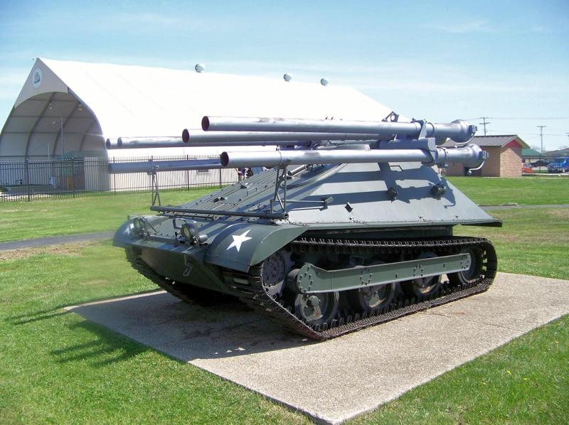 M-50 Ontos with moving turret and barrel(and with rocket attachment)