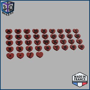 Customizable Heart Magnet – Personalize your message