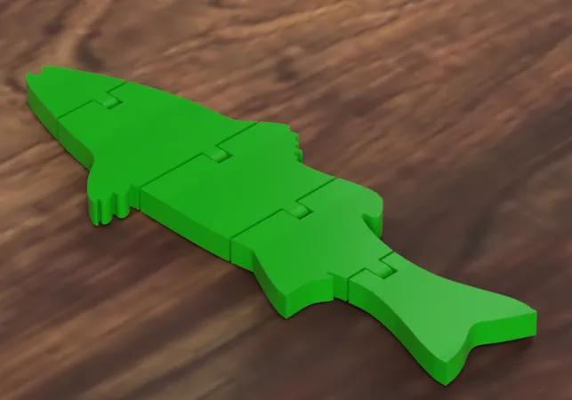 Articulated fish
