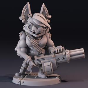 32mm Scale Wane with Minigun for Solar Drift Setting