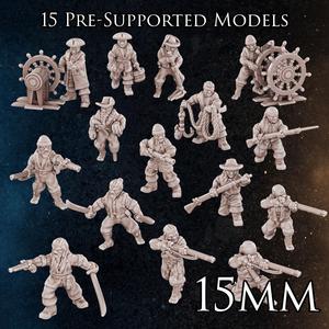 15mm - Pirate Crew - Napoleonics
