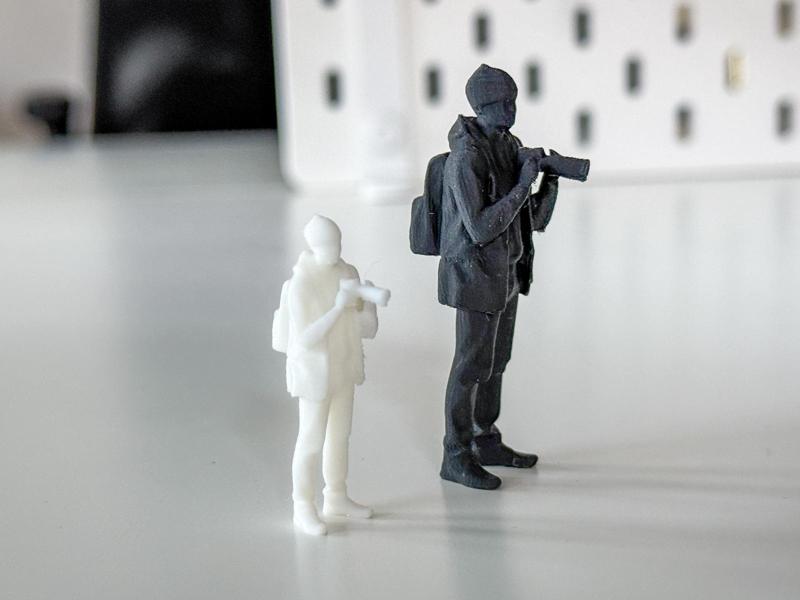Miniature Photographer/Tourist for your Diorama
