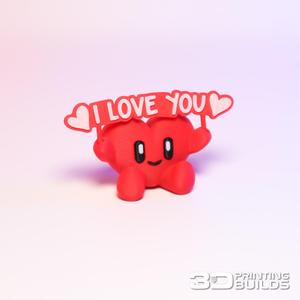 Cute Heart Toy with Sign