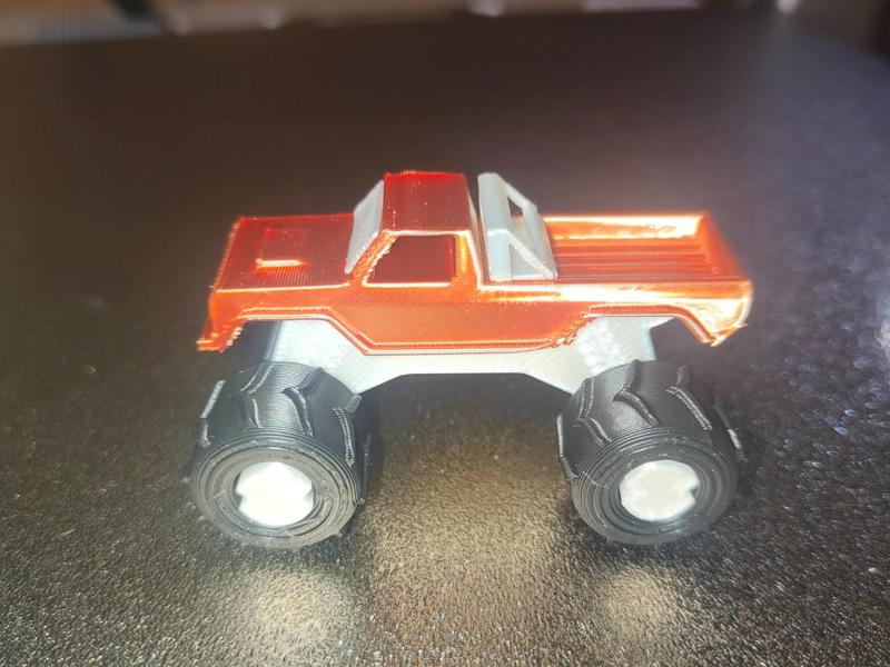 Monster truck, easy print