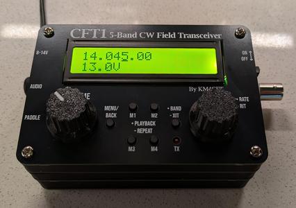 KM4CFT CFT1 5 Band CW Field Transceiver - Printed Parts