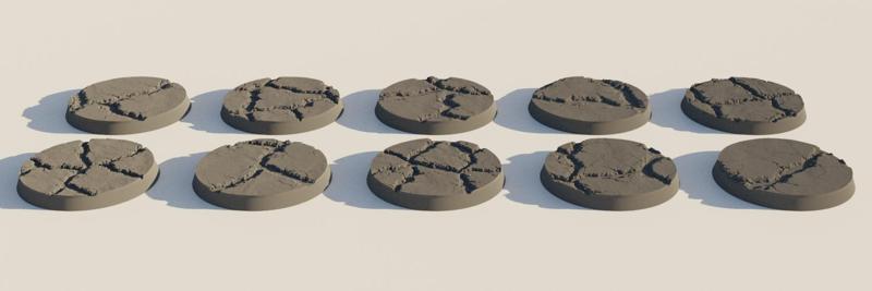 10x Lava or Ice Field Base (32mm)