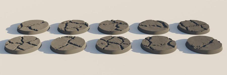 10x Lava or Ice Field Base (32mm)