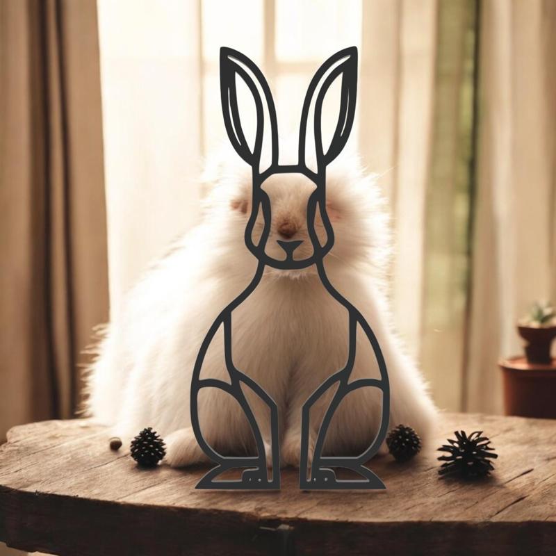 Rabbit Line Art - Desktop Line Art