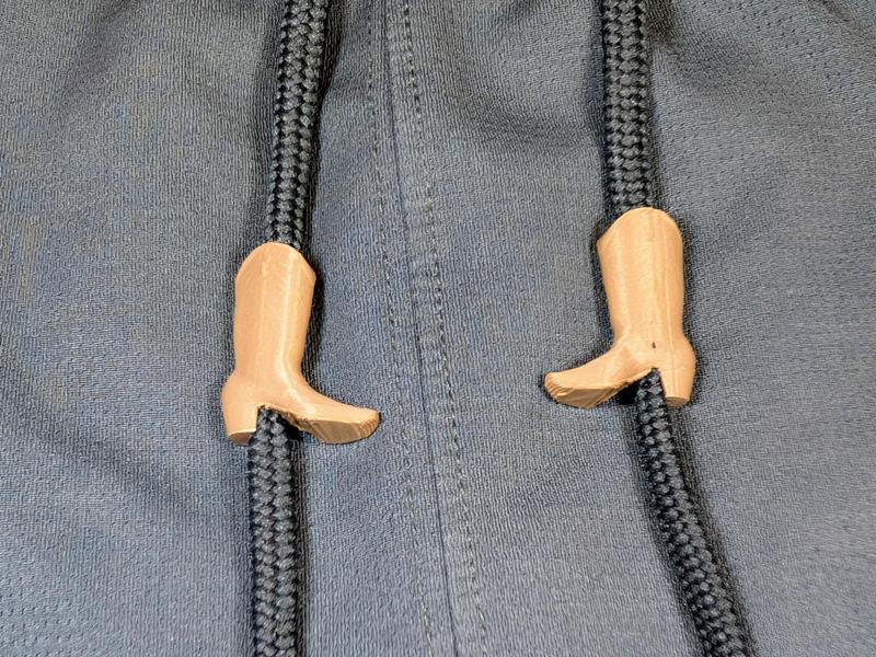 Cowboy Boots Drawstring Charm