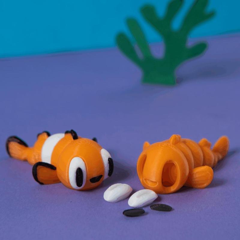 clownfish - Flexi Articulated Fish 