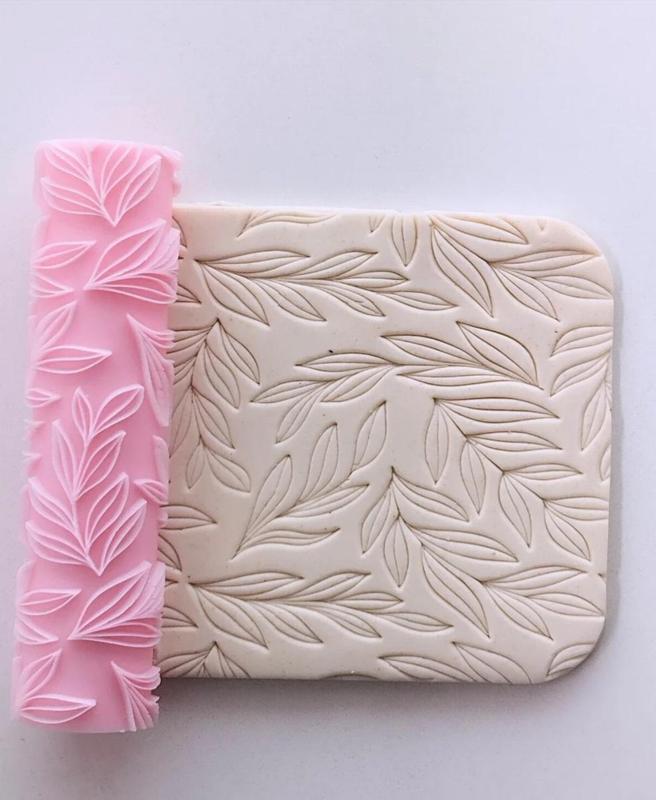 Leaves Texture Roller for Polymer Clay | Seamless & Realistic Impressions
