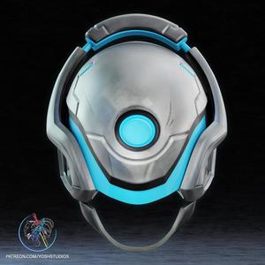 Maker Rivals Helmet 3D Printer File STL (Mr Fantastic)