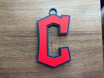 Cleveland Guardians Oversized Necklace, Pendant