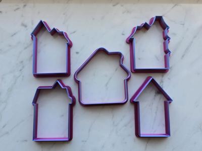 House Home Building Cookie Cutter Baking Tool