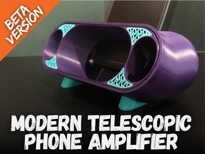 Modern Telescopic Phone Amplifier: Stylish Sound Enhancement