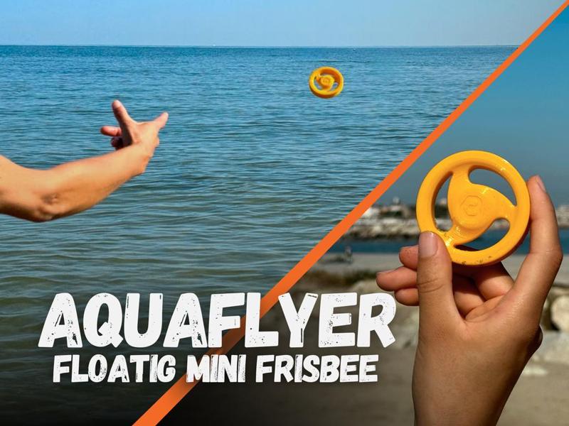 AquaFlyer: The Ultimate Floating Mini Frisbee