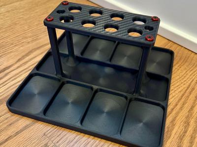 RC 1/10th Shock and Diff rebuild stand and tray