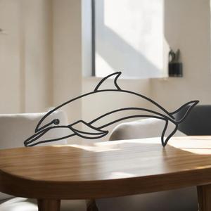 Dolphin Line Art - Desktop Line Art