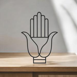 Gyan Mudra Line Art - Desktop Line Art