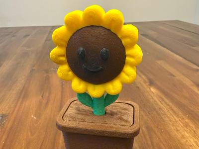 Kawaii Sunflower Modular Desk Toy & Fidget Flower