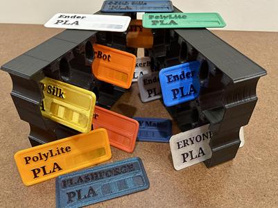 Filament Swatches - 19 Different Brands