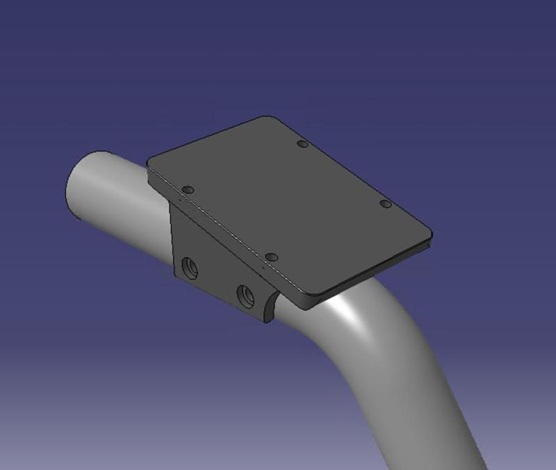 MOZA shifter mount for Oplite GTR S8 simrig