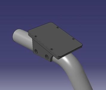 MOZA shifter mount for Oplite GTR S8 simrig