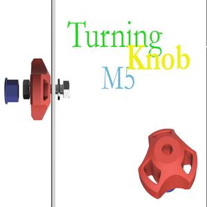 turning knob for m5 hex head- 15mm