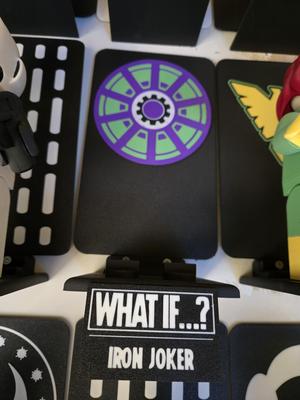 Iron Joker Multicolor Nameplates and Backer