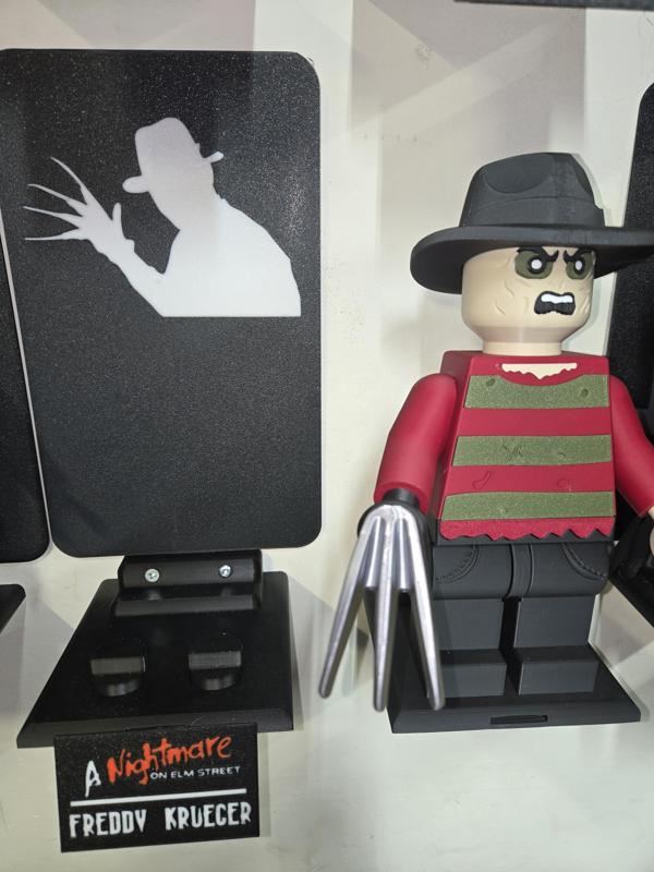 Freddy Krueger Nameplates and Backerplate