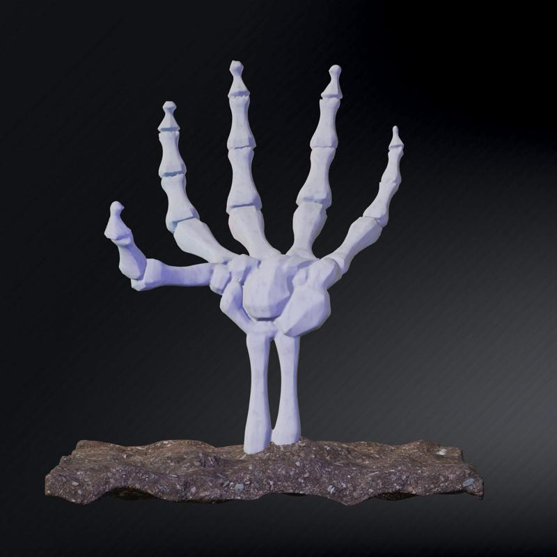 Skull Hand Spooky / Halloween Ornament
