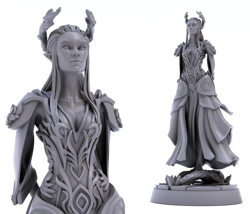 The Baroness  Young Elf Female Noble