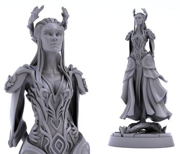 The Baroness  Young Elf Female Noble