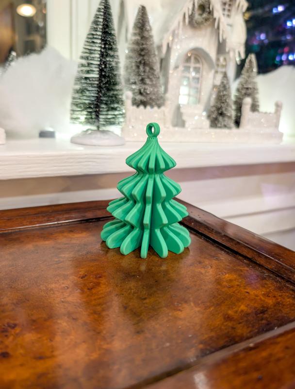 Stylized Christmas Tree Ornament Decoration