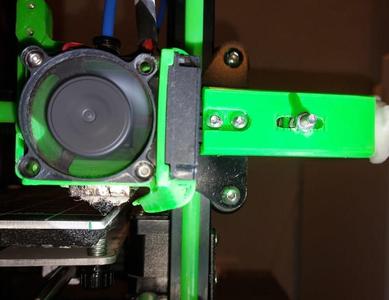 Remixed shorter rugged "Anet E10: X belt tensioner" by MrCrankyface