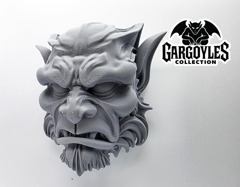 Scowling Gargoyle Face - Wall Mount