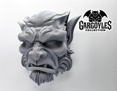 Scowling Gargoyle Face - Wall Mount