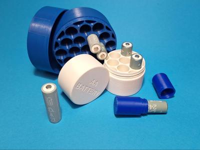 AA Battery storage case