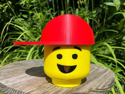 "Turn My Cap" - Lego Head Candy Dispenser