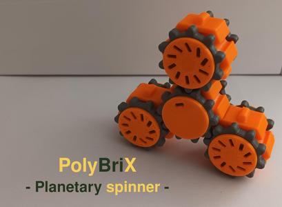 PolyBriX planetary spinner (3 planets)