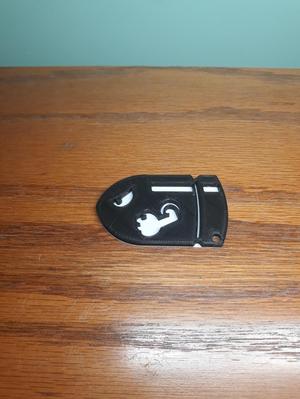 Bullet Bill multi color keychain