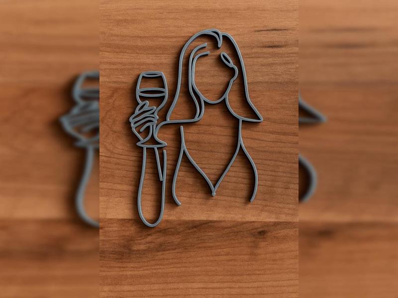 Woman with Wine