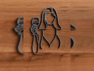 Woman with Wine