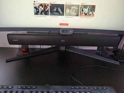Speaker stands for Creative Stage V2 soundbar