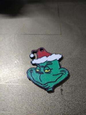 Grinch keychain