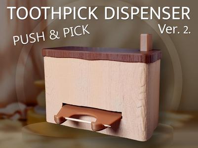 Toothpick Dispenser v2 – Push & Pick