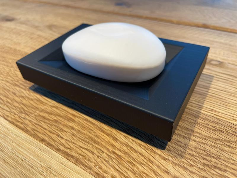 Floating-Effect Soap Holder